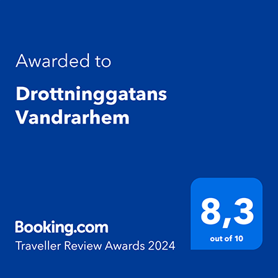 Drottninggatans Vandrarhem - Booking.com award